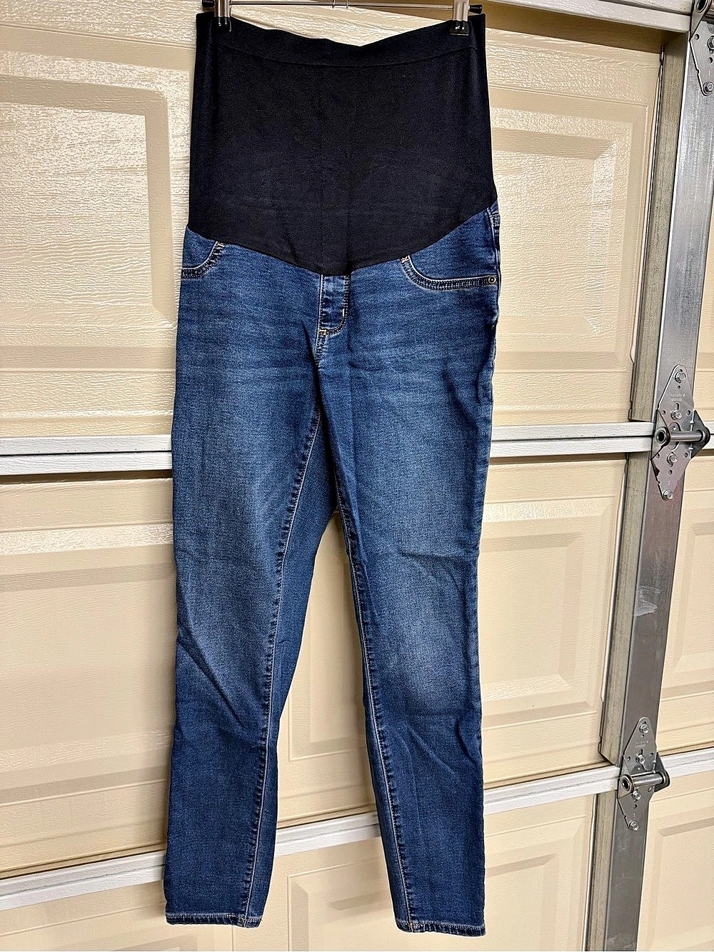 Sonoma Maternity Skinny Jeans in Blue Size 6-MAT